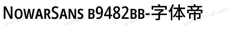 NowarSans b9482bb字体转换